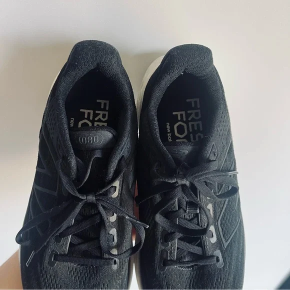 Women's New Balance Fresh Foam X 1080v13 Running Shoes in Black White Women’s 8